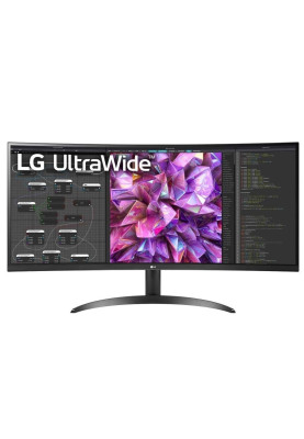 LG Монітор 34" 34WQ60C-B 2xHDMI, DP, Audio, IPS, 3440x1440, 21:9; sRGB 99%, CURVED, HDR10