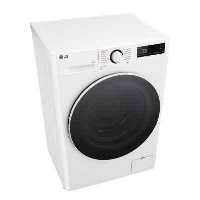 LG Пральна машина фронтальна, 8кг, 1200, A, 48см, дисплей, пара, інвертор, білий
