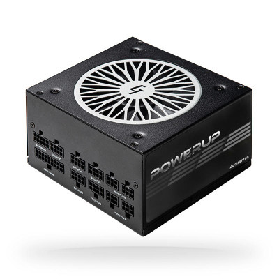 Chieftec Блок живлення PowerUP (650W), >90%, 80+ Gold, 120мм, 1xMB 24pin(20+4), 2xCPU 8pin(4+4), 3xMolex, 9xSATA, 2xPCIe 8pin(6+2), Fully Modular