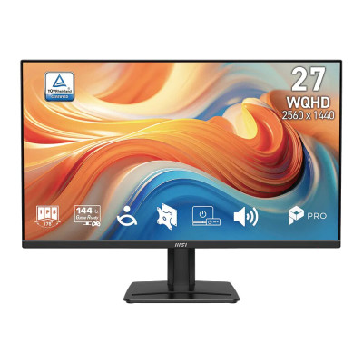 MSI Монітор MSI 27" PRO MP275Q-E14 2xHDMI, DP, MM, IPS, 2560x1440, 144Hz, 1ms, sRGB 115%, FreeSync
