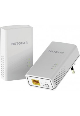 NETGEAR Powerline-адаптер PL1000, 1xGE, біл. кол. (2шт.)