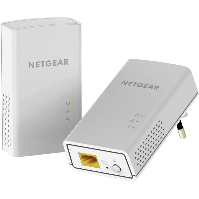 NETGEAR Powerline-адаптер PL1000, 1xGE, біл. кол. (2шт.)