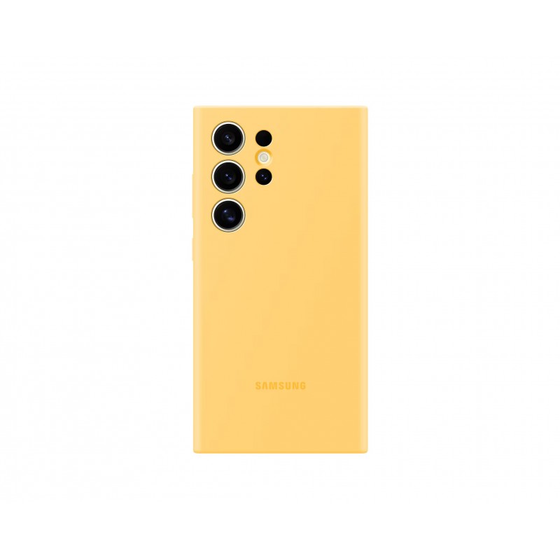 Samsung Чохол для Galaxy S24 Ultra (S928), Silicone Case, жовтий