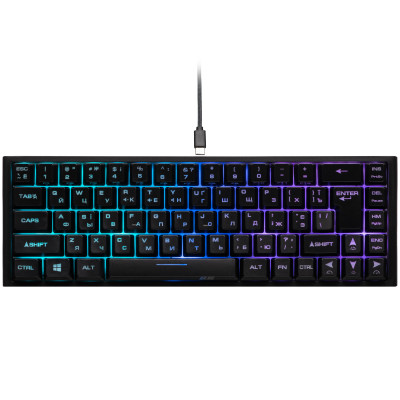 2E Gaming Клавіатура ігрова KG350 RGB 68key USB Black Ukr