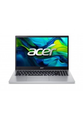 Acer Ноутбук Aspire Go AG15-31P 15.6" FHD IPS, Intel C N100, 8GB, F512GB, UMA, Lin, сріблястий