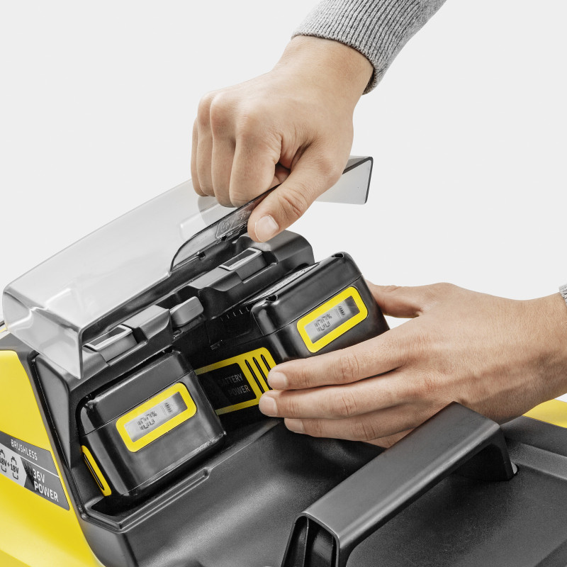 Karcher Газонокосарка акумуляторна LMO 4-18 Dual 18В акб 1х5А·год 37см 25-65мм