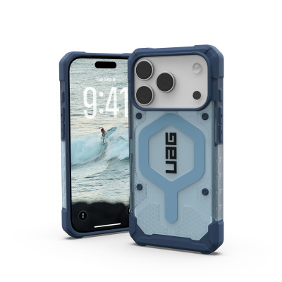 UAG Чохол+ремінець UAG для iPhone 17 Pro, Pathfinder Clear MagSafe Bundle, Blues Lanyard