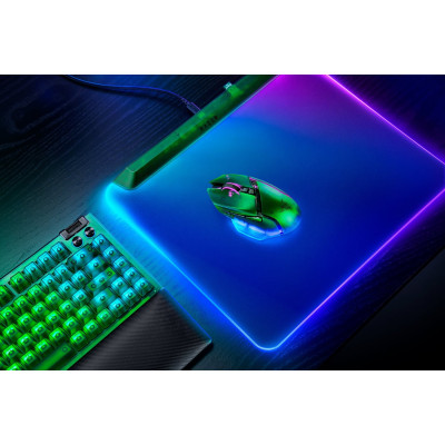 Razer Михайло Basilisk V3 Pro 35K, RGB, USB-A/WL/BT, Phantom Green Ed.