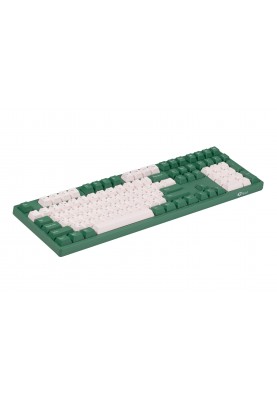 Akko Клавіатура механічна 3108 DS Matcha Red Bean 108Key, CS Pink V2, USB-A, EN/UKR, No Led, Зелений