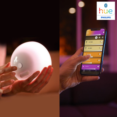 Philips Hue Світильник портативний розумний Go, 2000K-6500K, RGB, ZigBee, Bluetooth, димування