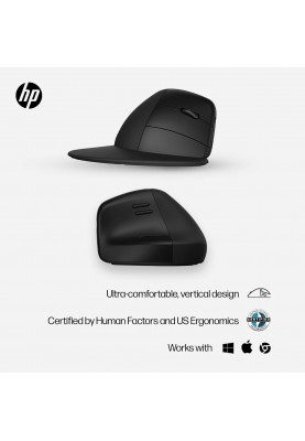 HP Миша 920 Ergonomic Vertical, USB-A/WL/BT, чорний