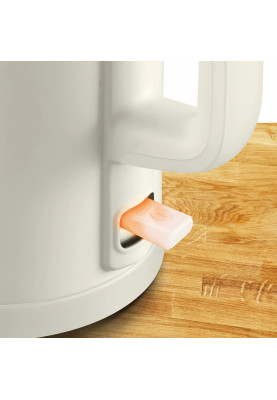 Tefal Електрочайник Thermo Protect, 1.5л, пластик, нержавіюча сталь, світло-бежевий