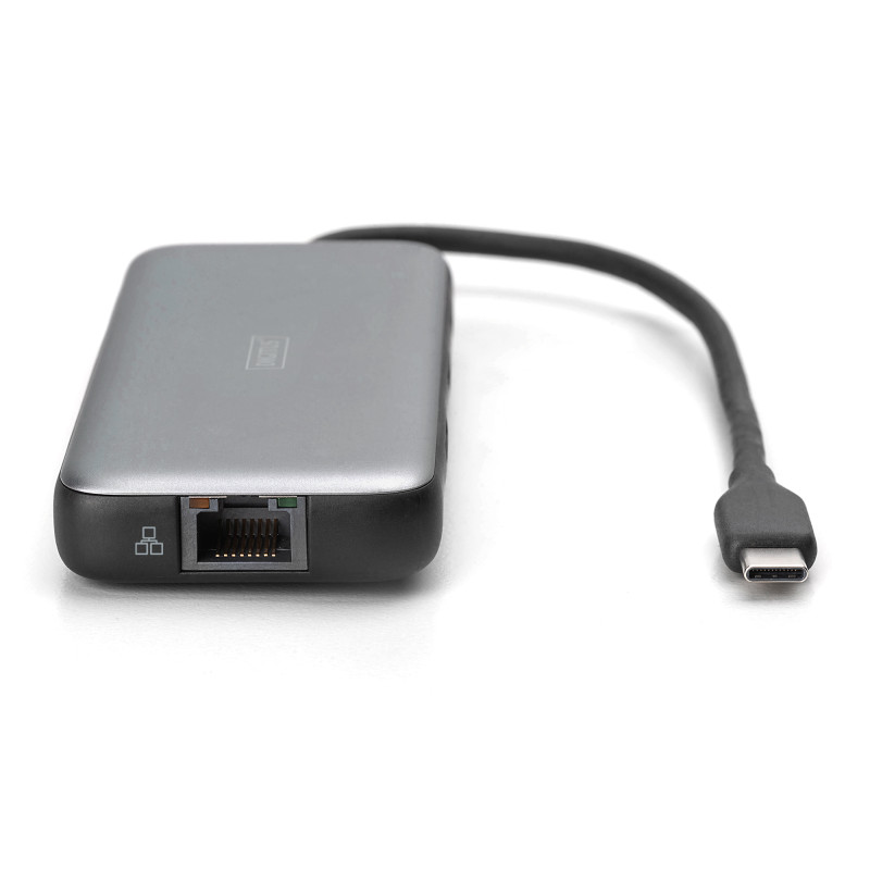 Digitus Док-станція USB-C > HDMI/2xUSB-A/USB-C/SD/MicroSD/RJ54