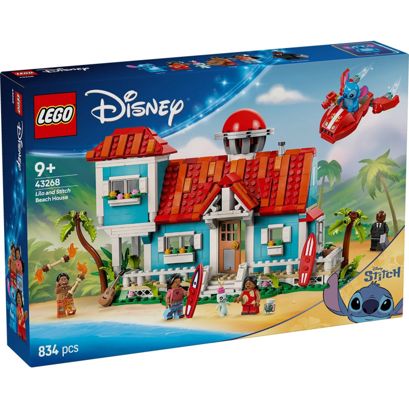 LEGO Конструктор Disney Classic Пляжний будинок Ліло і Стіч