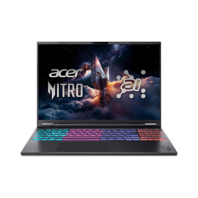 Acer Ноутбук Nitro 16S AN16S-61 16" WQXGA IPS, AMD R9-365, 32GB, F2TB, NVD5070Ti-12, Lin, чорний