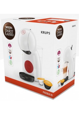 Krups Кавоварка капсульна NDG Piccolo XS, 0.8л, капсули, білий