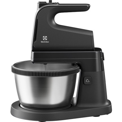 Electrolux Міксер стаціонарний 500Вт, насадки-4, чаша-метал, 3.5л, сірий темний