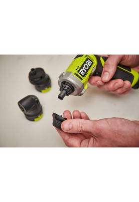 Ryobi Викрутка акумуляторна USB Lithium RSD4-120TA2 4В 1х2А·год 5Нм 200об·хв 2 насадки 10 біт 0.31кг кейс