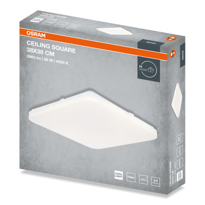 Osram Світильник накладний OSRAM CEILING SQUARE 36Вт 4000K 2880Лм