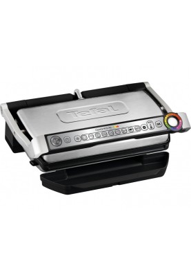 Tefal Гриль прижимний OptiGrill+ XL 2000Вт, темп. режимів-4, з`ємні пластини, метал