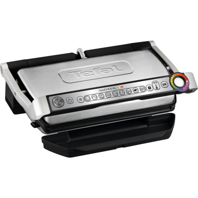 Tefal Гриль прижимний OptiGrill+ XL 2000Вт, темп. режимів-4, з`ємні пластини, метал