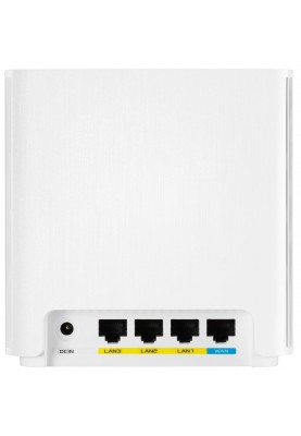 ASUS Маршрутизатор ZenWiFi XD6 1PK white AX5400 1xGE LAN 3x1GE WAN WPA3 OFDMA MESH