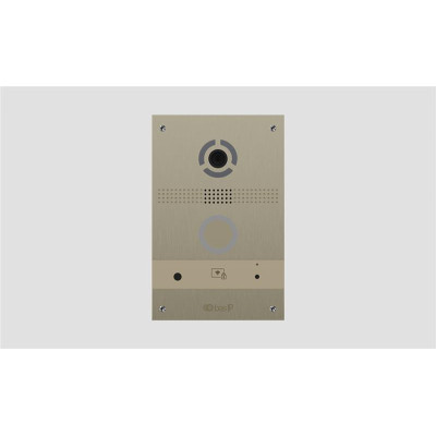 BAS-IP Панель виклику AV-08FB, персональна, 2MP, 90 градусів, переадресація, безконтактна картка, золотий