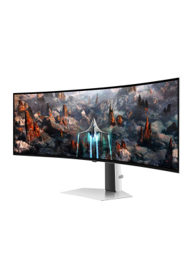 Samsung Монітор 48.7"Odyssey OLED G9 G93SC HDMI, DP, USB, MM, OLED, 5120x1440, 32:9, 240Hz, 0.3ms, CURVED