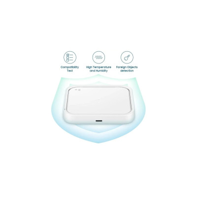 Samsung Зарядний пристрій бездротовий 15Вт, білий