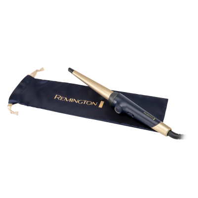 Remington Плойка Sapphire Luxe, конусна, D-13-25 mm, 130-200С, чохол, кераміка, сапфіровий