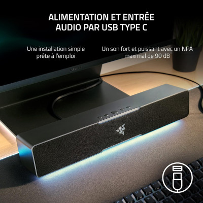 Razer Акустична система Leviathan V2 X 7.1 USB-C/BT RGB, чорный