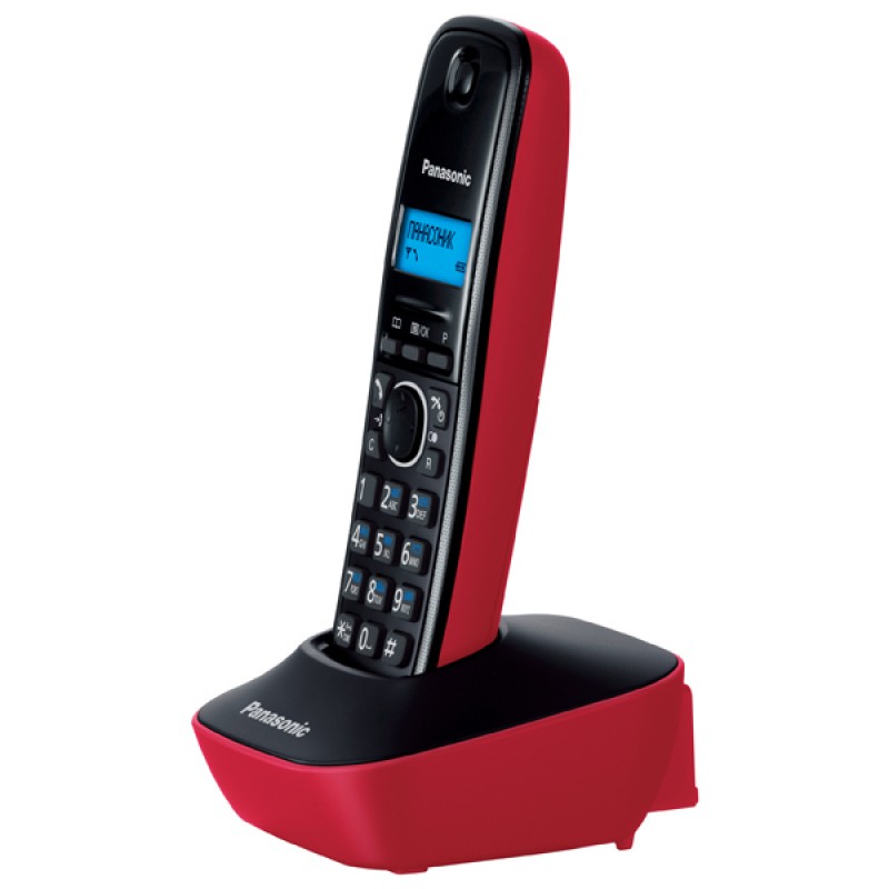 Panasonic Радіотелефон Panasonic KX-TG1611UAR Black Red