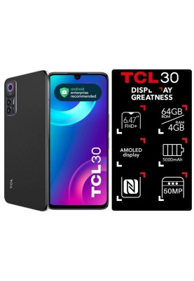 TCL Смартфон 30 (T676H) 4/64GB 2SIM Tech Black