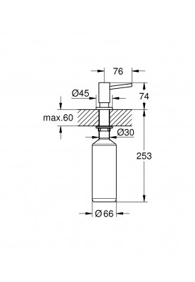 Grohe Набір для кухні K700U стальна мийка 31574DL1 + зміш. 30274DL0 + дозатор 40535DL0, матовий теплий захід сонця