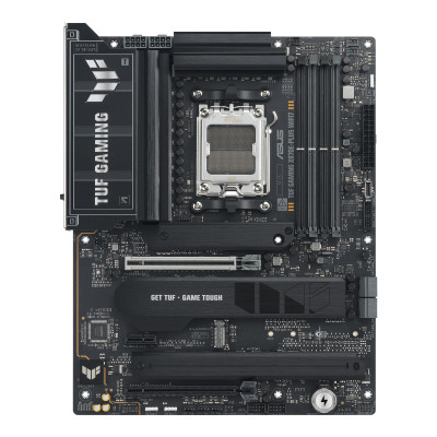 ASUS Материнська плата TUF GAMING X870E-PLUS WIFI7 sAM5 X870E 4xDDR5 M.2 HDMI WiFi BT ATX