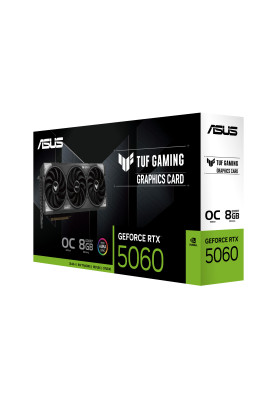 ASUS Відеокарта GeForce RTX 5060 8 GB GDDR6 OC TUF-RTX5060-O8G-GAMING