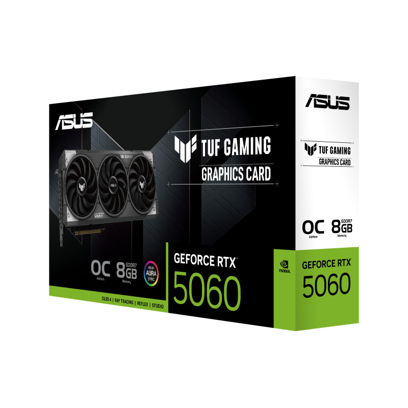ASUS Відеокарта GeForce RTX 5060 8 GB GDDR6 OC TUF-RTX5060-O8G-GAMING