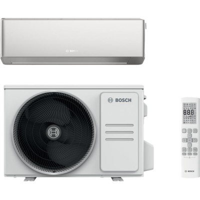 Bosch Кондиціонер Climate 7000i 25м2 інвертор 9000BTU 2.6кВт A+++/A+++ -30°С Wi-Fi R32 сріблястий