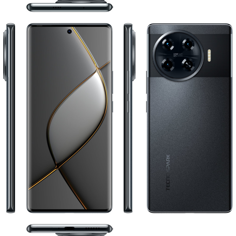 TECNO Смартфон Spark 20 PRO+ (KJ7) 6.78" 8/256ГБ, 2SIM, 5000мА•год, Temporal Orbits