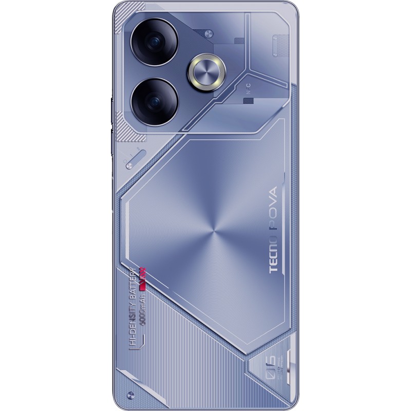 TECNO Смартфон POVA 6 (LI7) 6.78" 12/256ГБ, 2SIM, 6000мА•год, Interstellar Blue