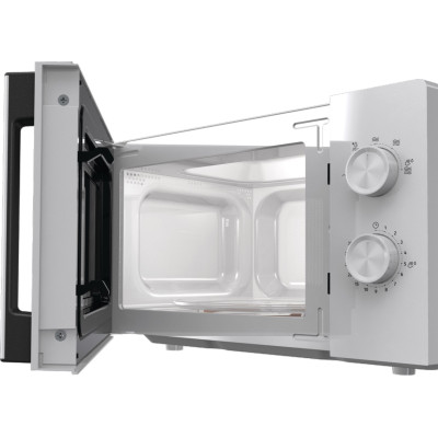 Gorenje Мікрохвільова піч, 17л, хутро. керув., 700Вт, дисплей, білий