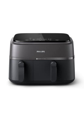 Philips Мультипіч Ovi Dual Series 3000 2750Вт, чаша-6+3л, сенсорне кер., 2 контейнери, 8 авто. програм, пластик, чорний