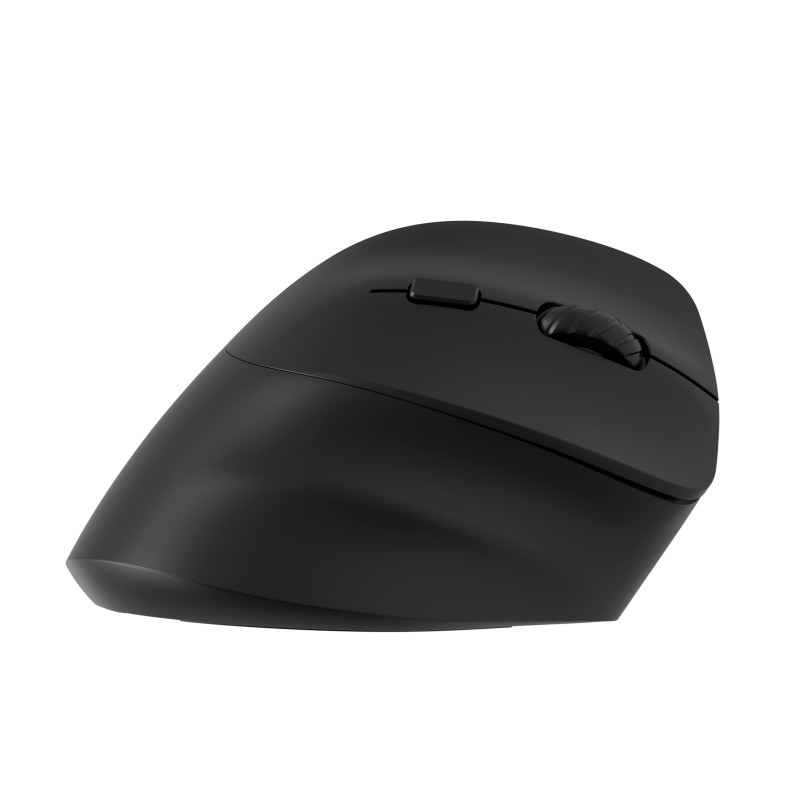 2E Миша MF325 Silent, WL/BT, вертикальна, чорний