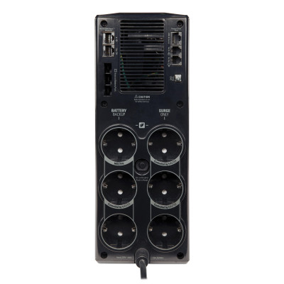 APC Джерело безперебійного живлення Back-UPS Pro 1500VA/865W, LCD, USB, 3+3 Schuko