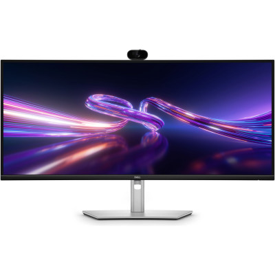 Dell Монітор DELL 34" P3426WEV HDMI, DP, USB-C, RJ-45, IPS, 3440x1440, 21:9, 100Hz, sRGB 99%, CURVED, HAS, Cam