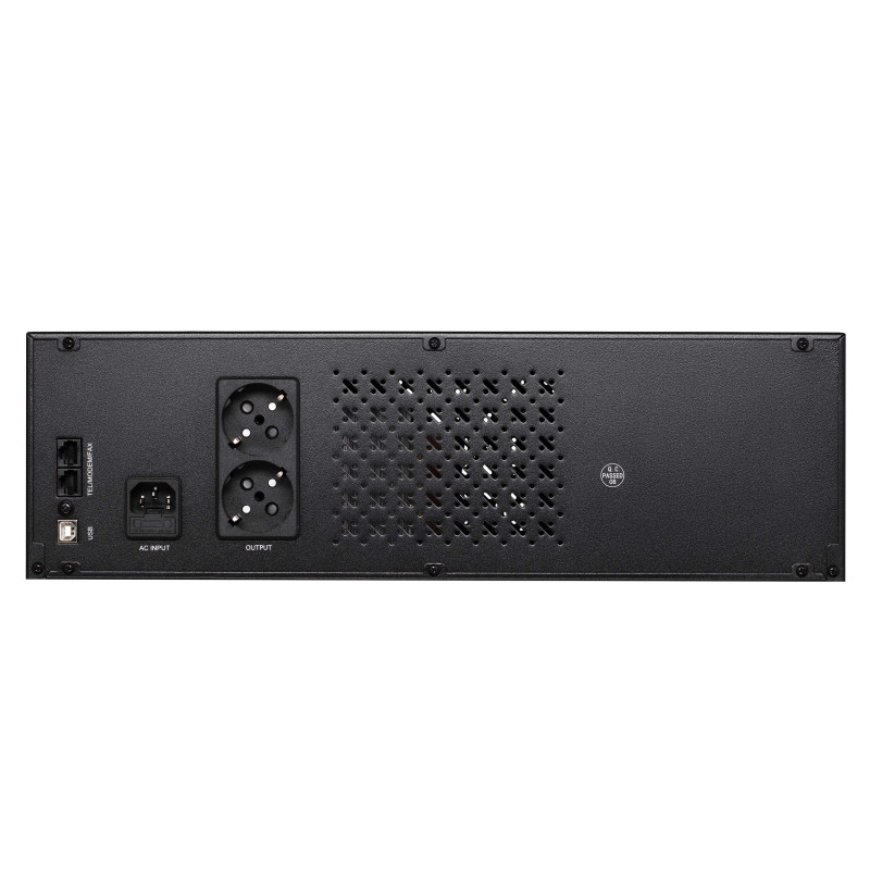 2E Джерело безперебійного живлення RE2000, 2000VA/1200W, RM 3U, LCD, USB, 2xSchuko