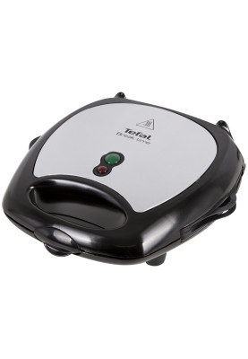 Tefal Мультимейкер Break time Break time, 700Вт, комплект-3 пластини, тефлон, корпус-пластик, чорно-сріблястий