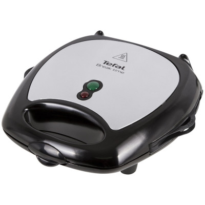 Tefal Мультимейкер Break time Break time, 700Вт, комплект-3 пластини, тефлон, корпус-пластик, чорно-сріблястий