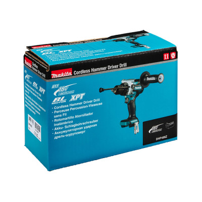 Makita Шуруповерт-дриль акумуляторний DDF486Z, 18В, 0-550/0-2100 об/хв, 21+D, 130/65 Нм, 2.6 кг, SOLO Makita Шуруповерт-дриль акумуляторний DDF486Z, 18В, 0-550/0-2100 об/хв, 21+D, 130/65 Нм, 2.6 кг, SOLO