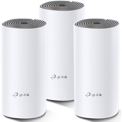 TP-Link Маршрутизатор DECO E4 3PK AC1200 2xFE LAN/WAN MU-MIMO MESH